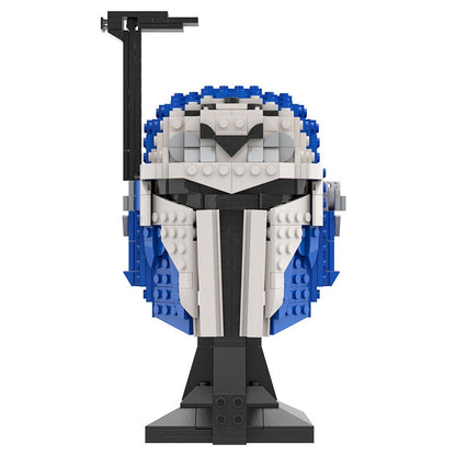 Nite Owl Galactic Bounty Hunter Helmet Building Kit | LEGO-Compatible MOC - 3