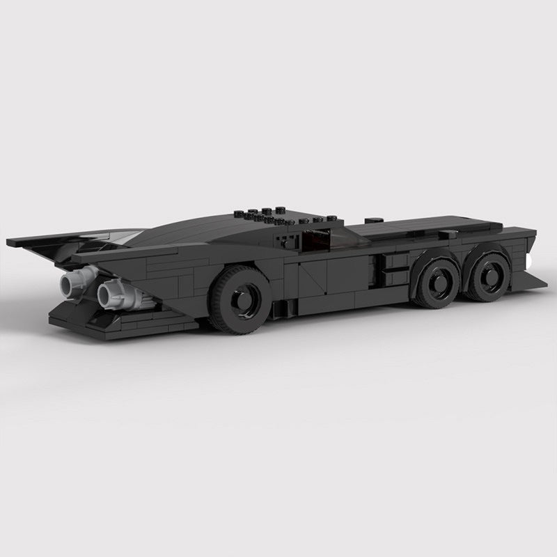 noir batmobile building set | moc-122237 - 4