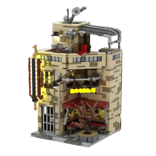Noodle Shop Building Kit | LEGO-Compatible MOC - 1