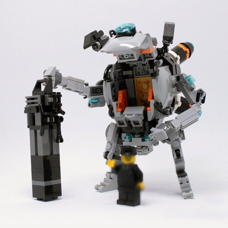 northstar mecha moc building set | titanfall | compatible with lego - 3