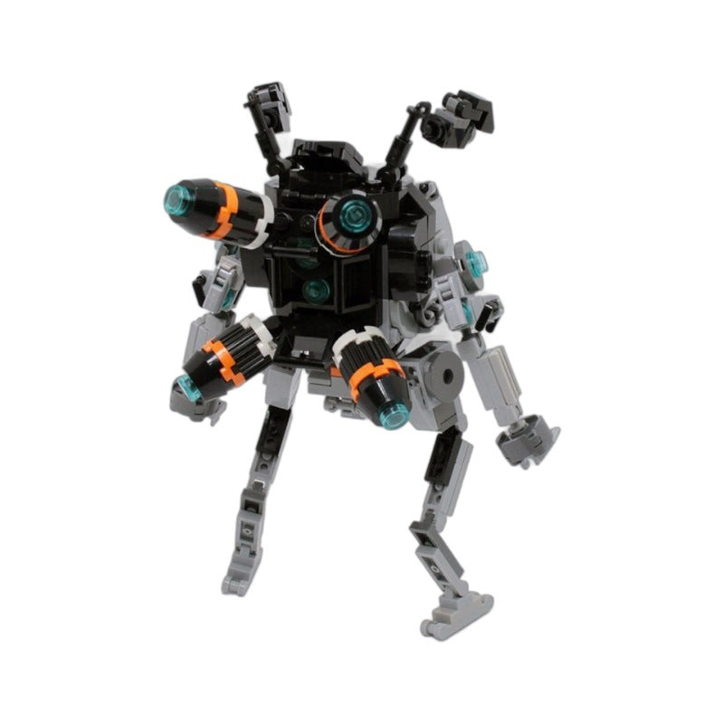 northstar mecha moc building set | titanfall | compatible with lego - 4