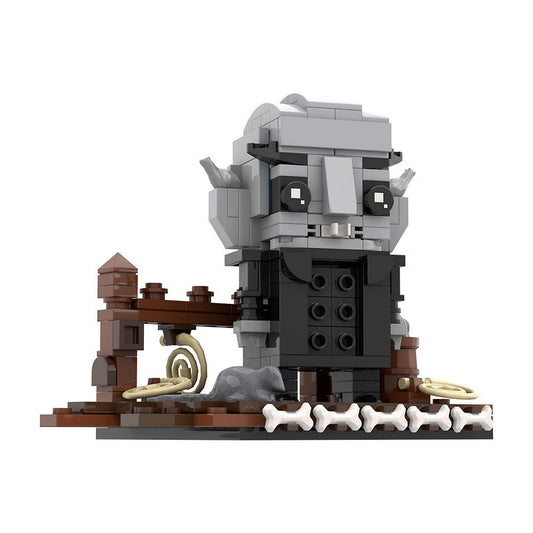 Nosferatu Cube Character MOC Building Kit | Gothic Vampire Figure Model - 1
