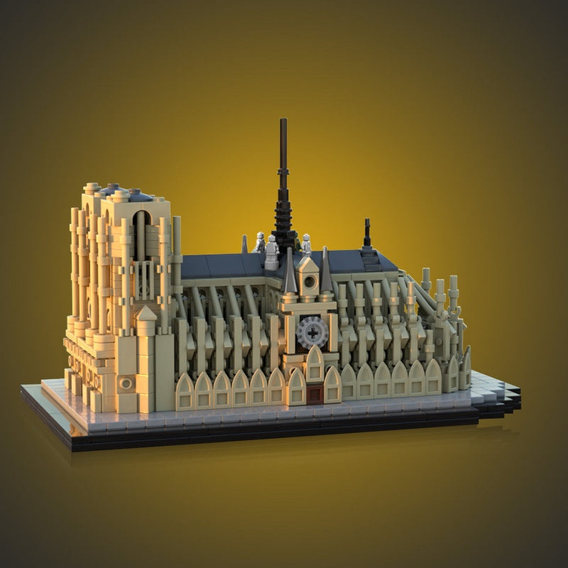 Notre Dame Cathedral MOC Gothic Architecture Building Kit - 3