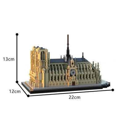 Notre Dame de Paris Building Kit | LEGO-Compatible MOC - 6