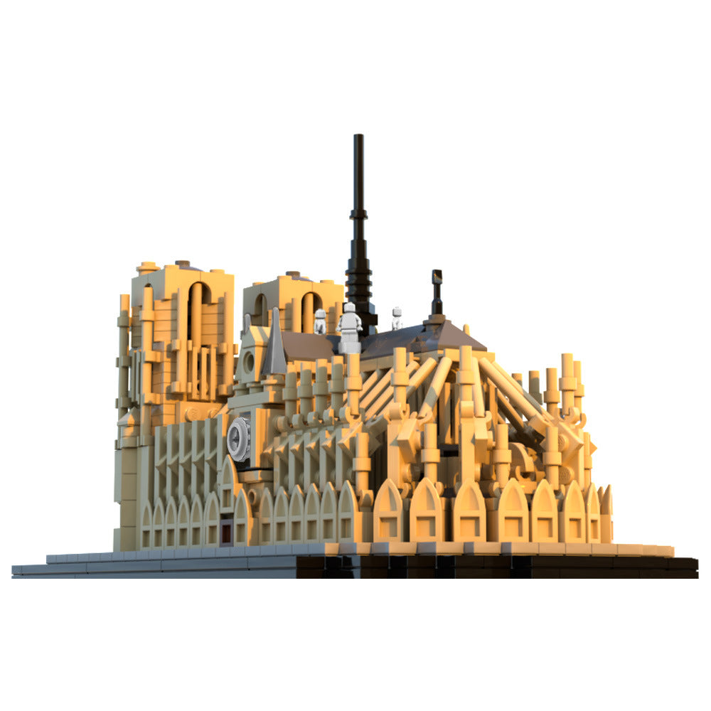 Notre Dame de Paris Building Kit | LEGO-Compatible MOC - 8