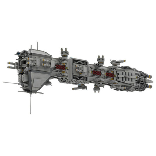 Nova Class Dreadnought Capital Ship Building Kit | LEGO-Compatible MOC - 1