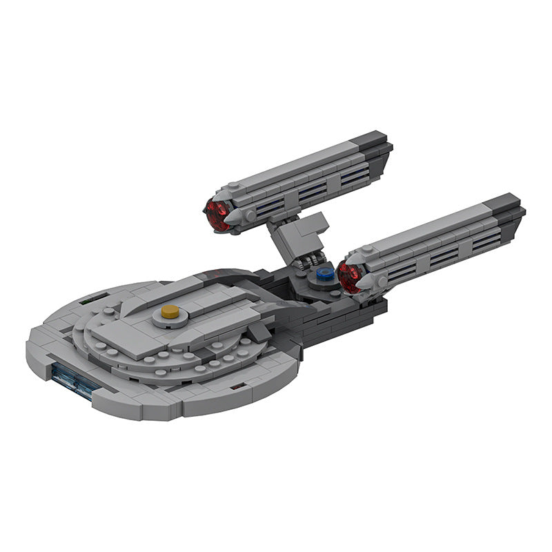 nx-01 enterprise building set | star trek | lego compatible - 2