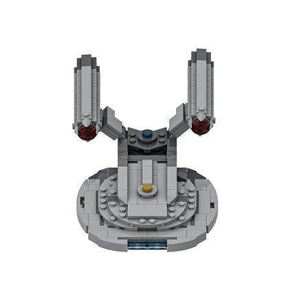 nx-01 enterprise building set | star trek | lego compatible - 5