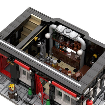 O'aken Barrel DramShop MOC Building Kit | Medieval Tavern Architecture - 3