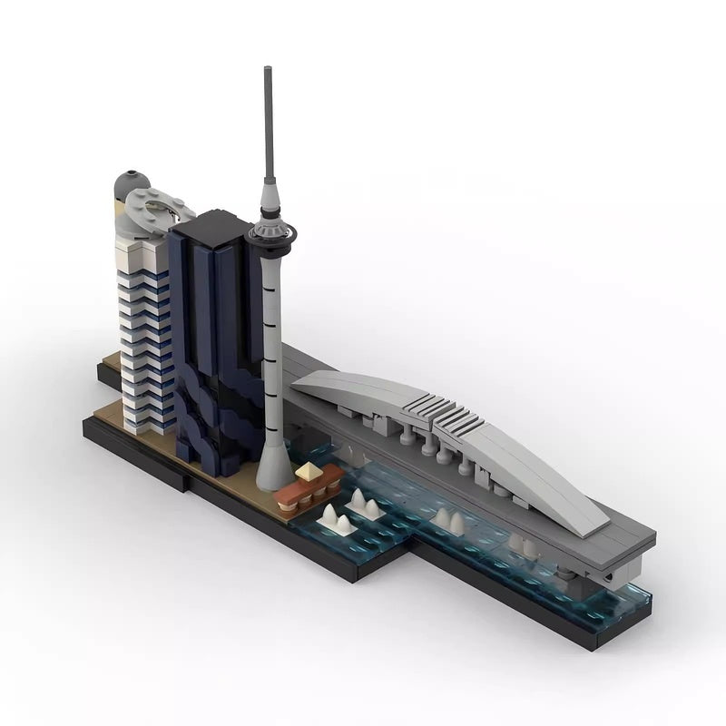 Oakland Skyline Building Kit | LEGO-Compatible MOC - 3