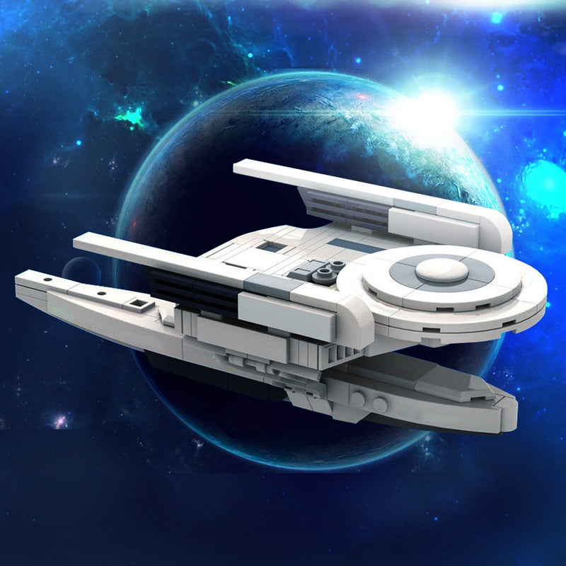 Oberth Class Sci-Fi Science Vessel Building Kit | LEGO-Compatible MOC - 1