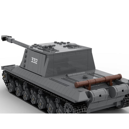 object 268 tank destroyer building set | moc-116726 - 4