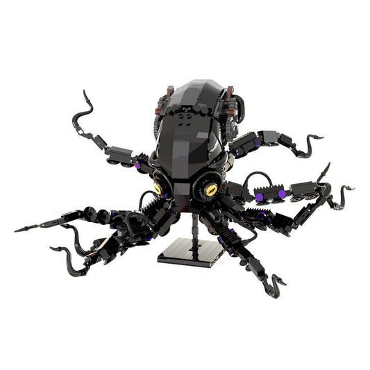 Obsidian Octopus Mecha Treasure Hunt Building Kit | LEGO-Compatible MOC - 1