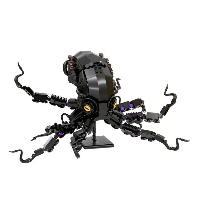 Obsidian Octopus Mecha Treasure Hunt Building Kit | LEGO-Compatible MOC - 2