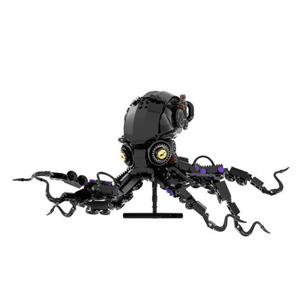 Obsidian Octopus Mecha Treasure Hunt Building Kit | LEGO-Compatible MOC - 5