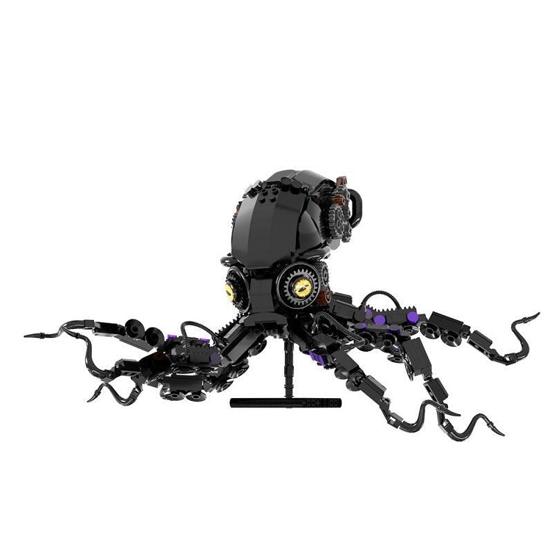 Obsidian Octopus Mecha Treasure Hunt MOC Building Kit - 5