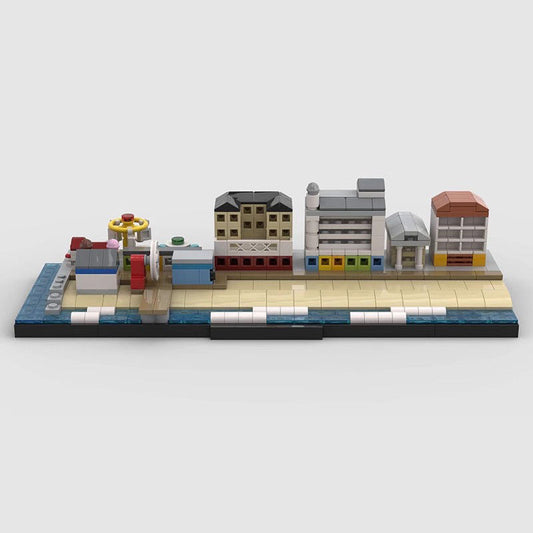 Ocean City Maryland Skyline Building Kit | LEGO-Compatible MOC - 1