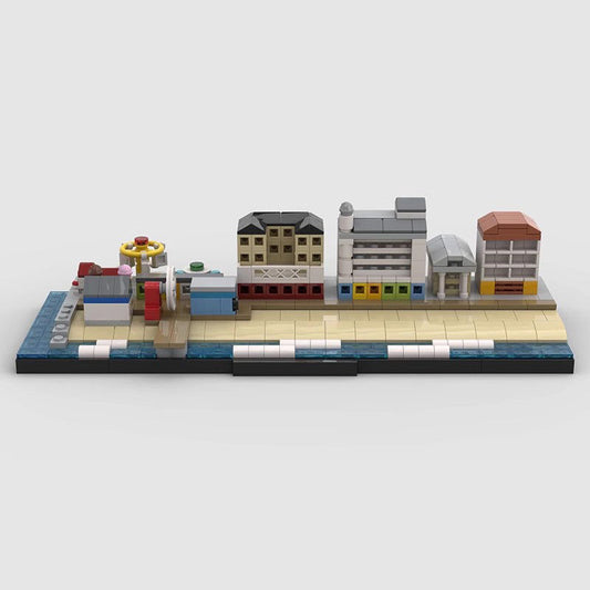 ocean city maryland skyline building set | moc-68037 - 1