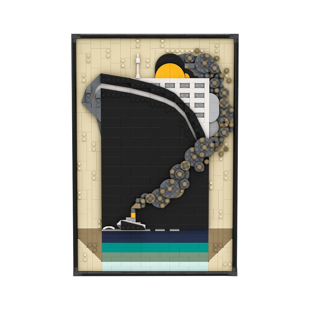 ocean liner poster building set | moc-205374 - 1
