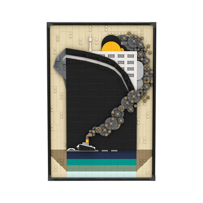 ocean liner poster building set | moc-205374 - 1