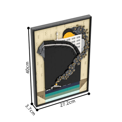 ocean liner poster building set | moc-205374 - 3