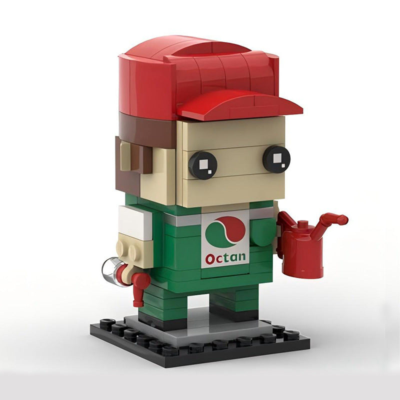 octan guy brickheadz modern version | moc-92777 - 3