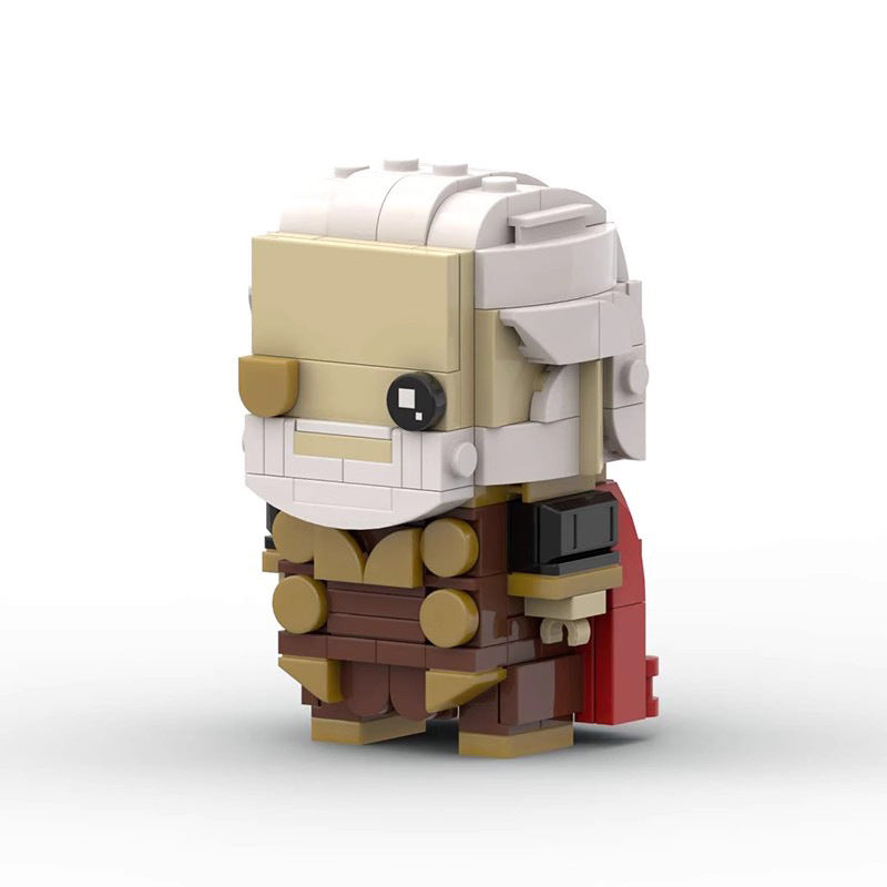 odin brickheadz building set | marvel moc | lego-compatible blocks - 4