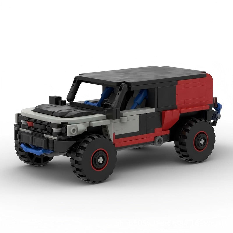 Off-Road Desert Racing Truck 4x4 Rally SUV Building Kit | LEGO-Compatible MOC - 1