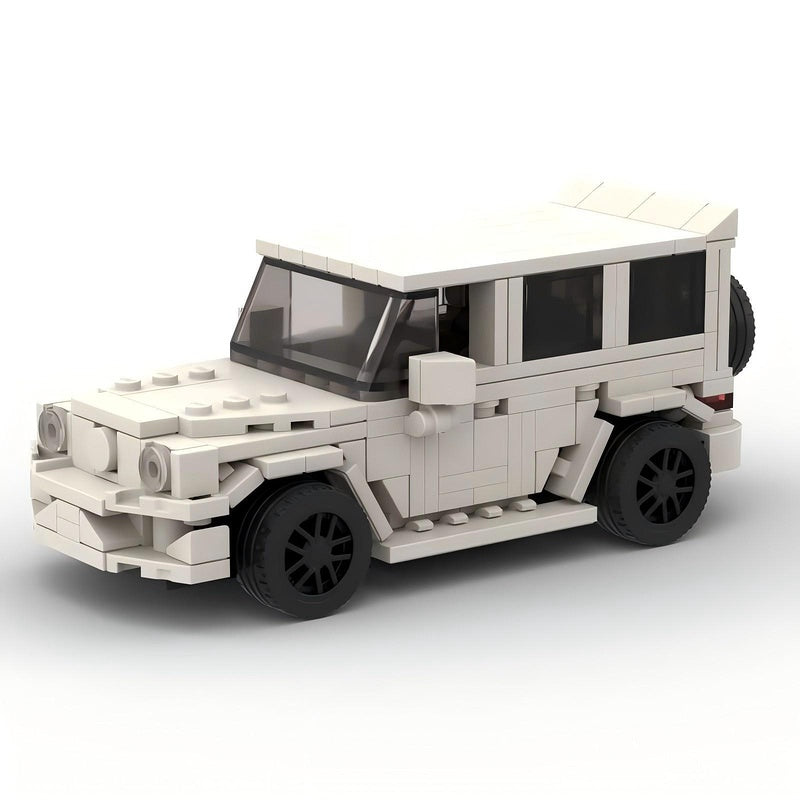 Off-Road Luxury SUV 4x4 Wagon 6-Wide Building Kit | LEGO-Compatible MOC - 1