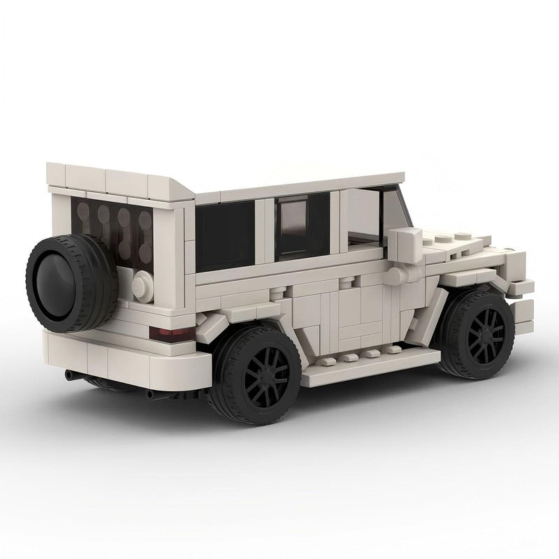 Off-Road Luxury SUV 4x4 Wagon 6-Wide Building Kit | LEGO-Compatible MOC - 4