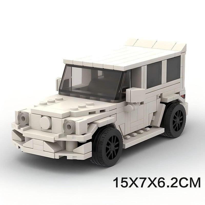 Off-Road Luxury SUV 4x4 Wagon 6-Wide Building Kit | LEGO-Compatible MOC - 6