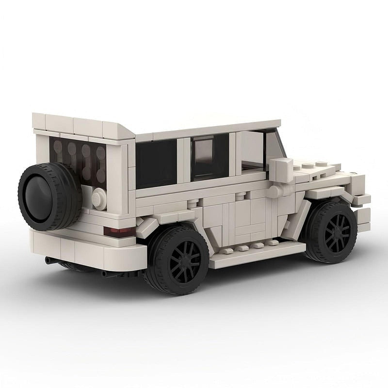 Off-Road Luxury SUV 4x4 Wagon MOC Building Kit | Adventure Vehicle Model - 4