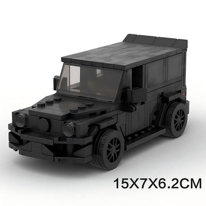 Off-Road Luxury SUV 4x4 Wagon MOC Building Kit | Adventure Vehicle Model - 8