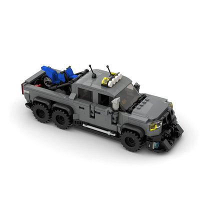 Off-Road Raptor Pickup Truck Building Kit | LEGO-Compatible MOC - 1