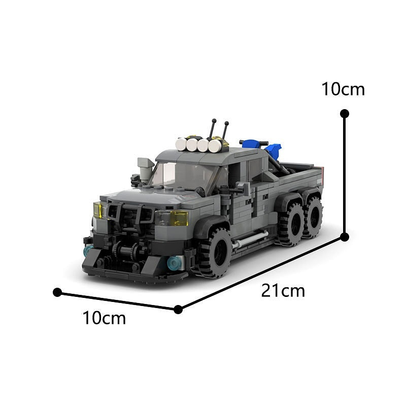 Off-Road Raptor Pickup Truck MOC Building Kit | Rugged Vehicle Model - 2