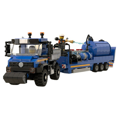 Off-Road Utility Truck & Sprayer Trailer MOC Building Kit - 3