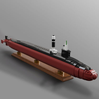 Ohio-Class Submarine MOC Building Kit | Modern Naval Ship Model - 4