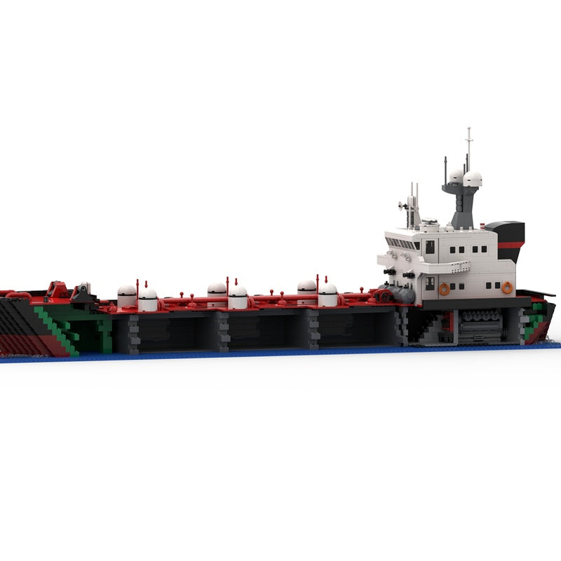 Oil Tanker MOC Building Kit | Modern Cargo Ship Model - 2