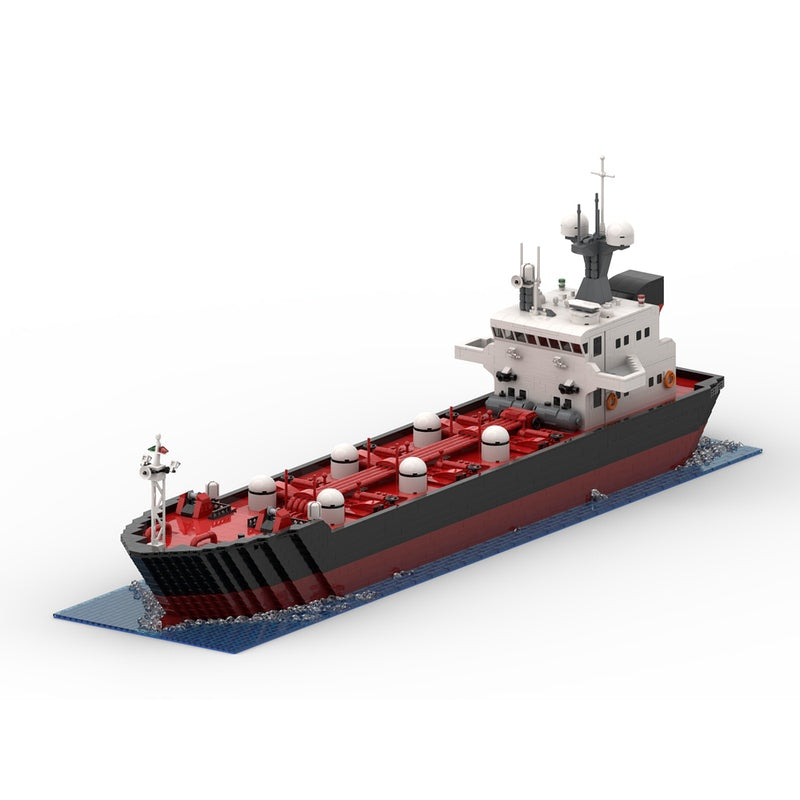 Oil Tanker MOC Building Kit | Modern Cargo Ship Model - 3