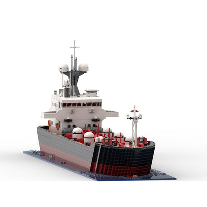 Oil Tanker MOC Building Kit | Modern Cargo Ship Model - 5