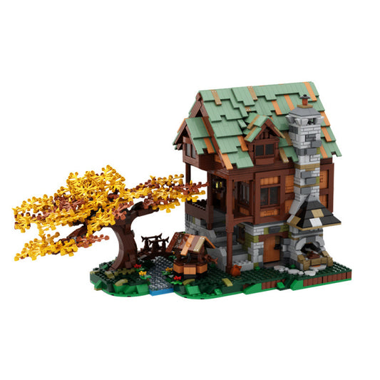 old blacksmith's shop for tools building kit | moc-68018 - 1