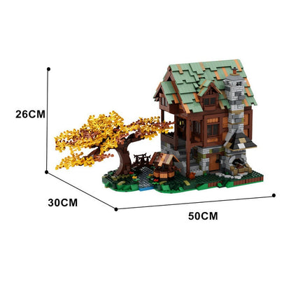 Old Blacksmith Workshop MOC Building Kit | Medieval Tool Shop - 3