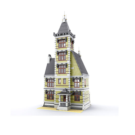 old mansion- 10273 haunted house modular | moc-49479 - 1