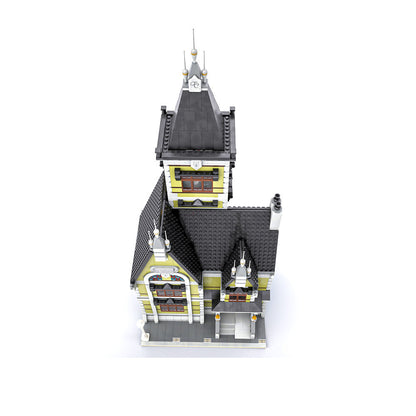 Old Mansion Haunted House Modular Building Kit | Compatible MOC - 2