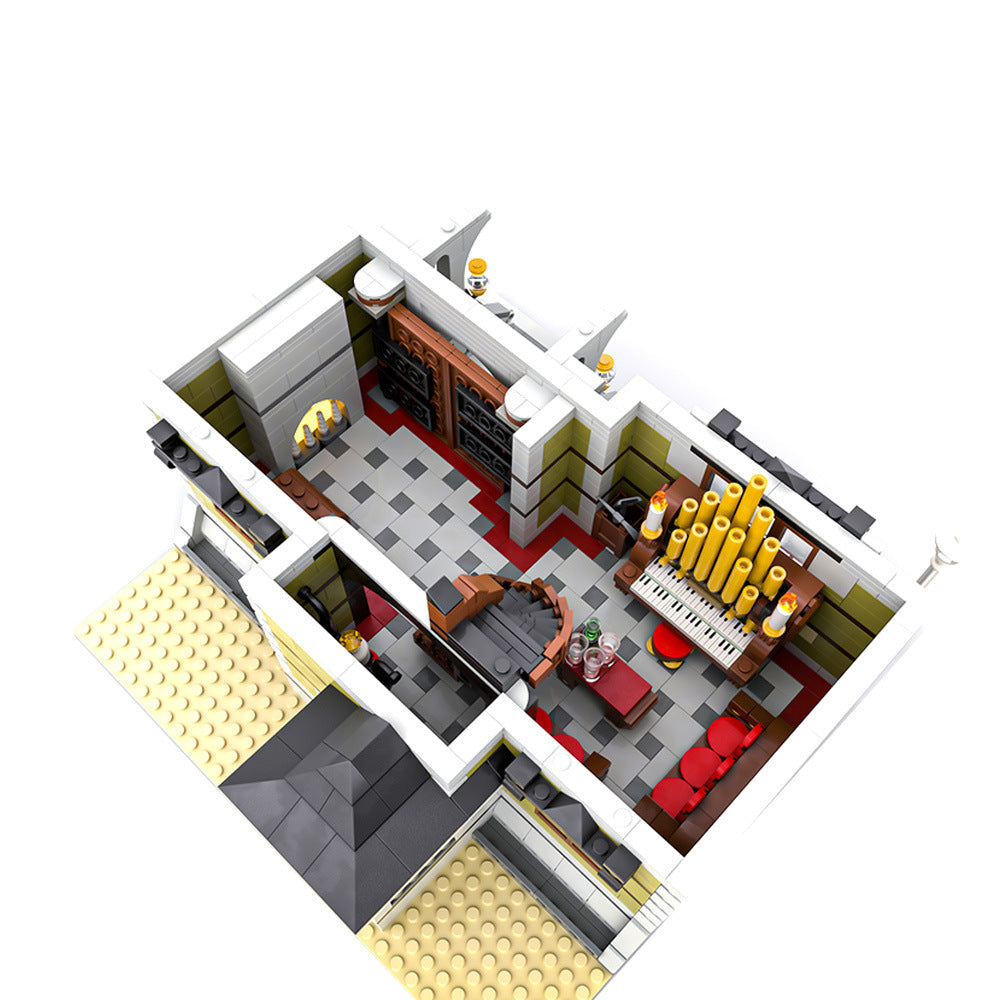 Old Mansion Haunted House Modular Building Kit | Compatible MOC - 4