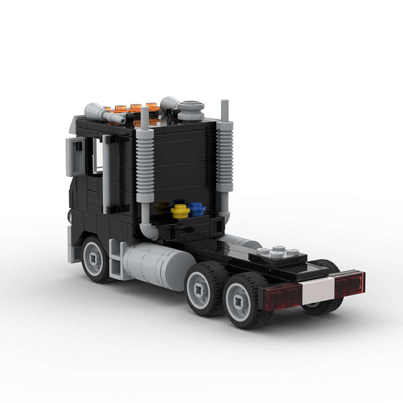 Old Semi Truck Building Kits | LEGO-Compatible MOC - 3