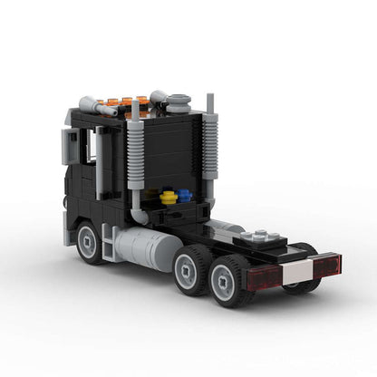 Old Semi Truck Building Kits | LEGO-Compatible MOC - 3