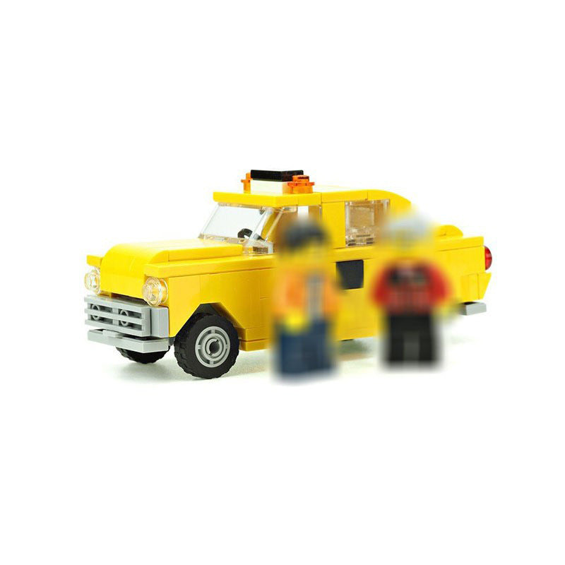 old taxi cab building set | moc-14997 - 2