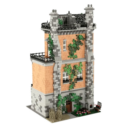 old town hostel building set | moc-46504 - 2