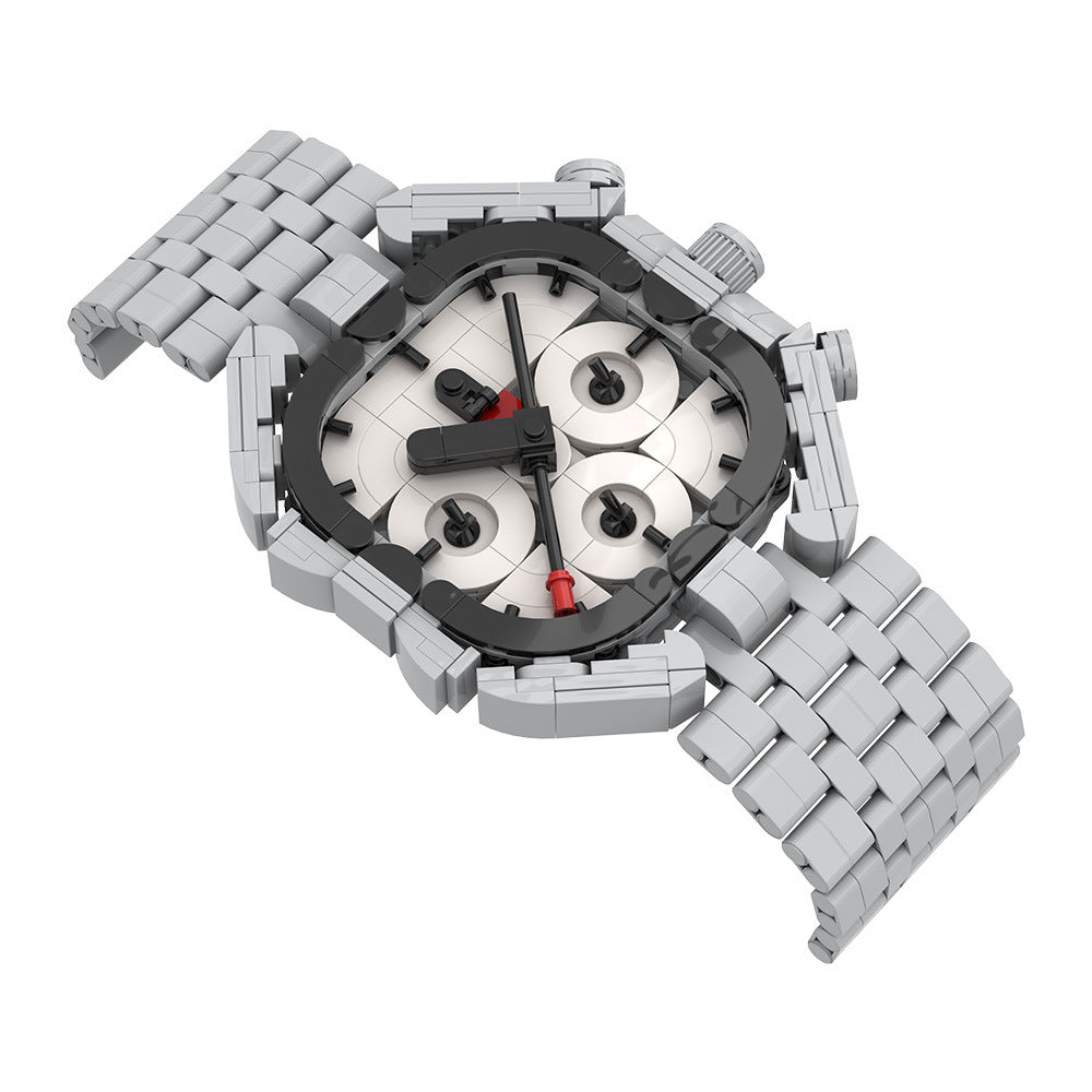 omega speedmaster inspired watcher building kit | moc-233992 - 6